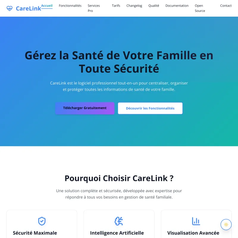 CareLink - Application sante familiale IA