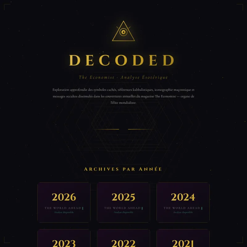 Decoded - Analyse symbolique The Economist