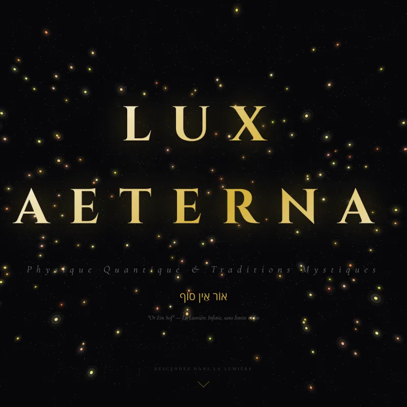 Lux Aeterna - Site artistique immersif